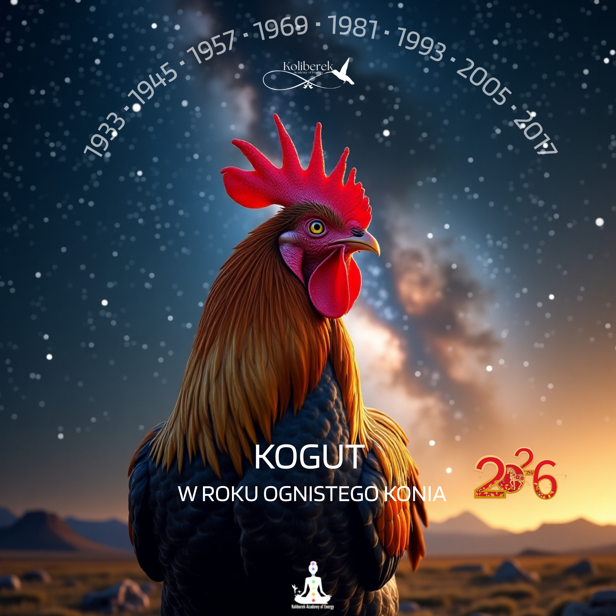 Kogut w Roku Ognistego Konia 2026 – Rok Precyzji, Odwagi i Nowego Porządku