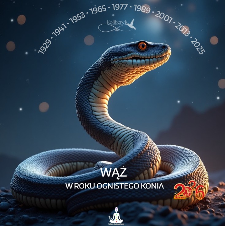 Wąż w Roku Ognistego Konia 2026 – Rok Intuicji, Transformacji i Głębokich Przemian